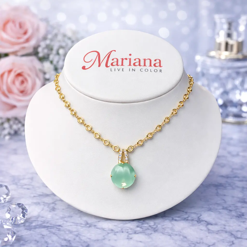 Mariana Necklace N-5584-390-5-Yg Mint Lumiere Pendant Necklace 1