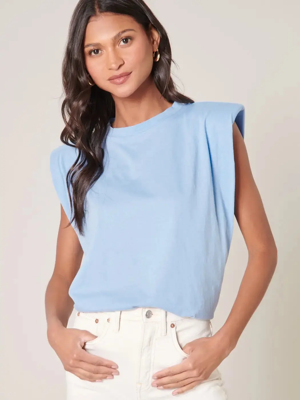 London Muscle Tee Knit Top 1
