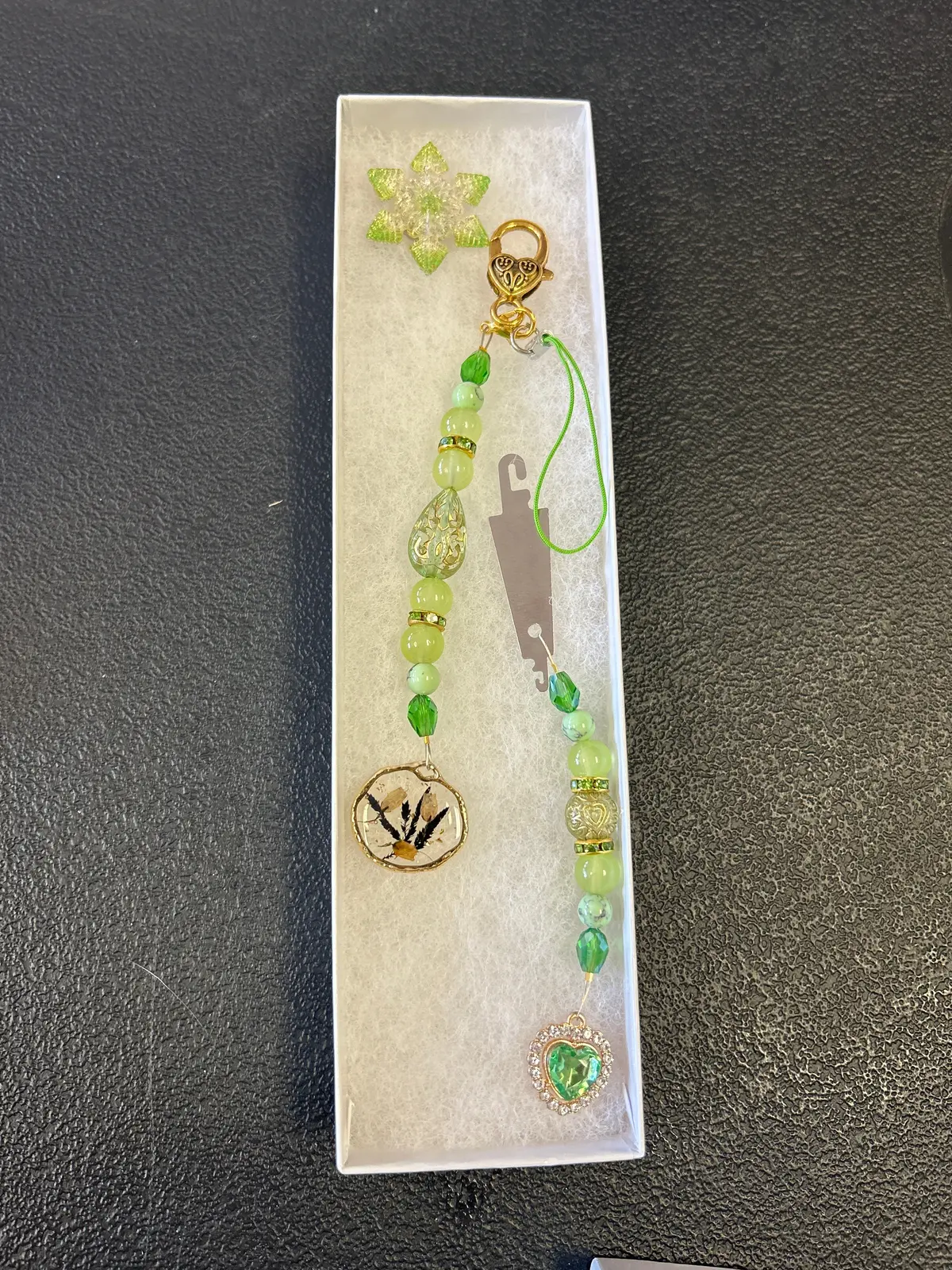 Peridot Scissor Fob Set 1