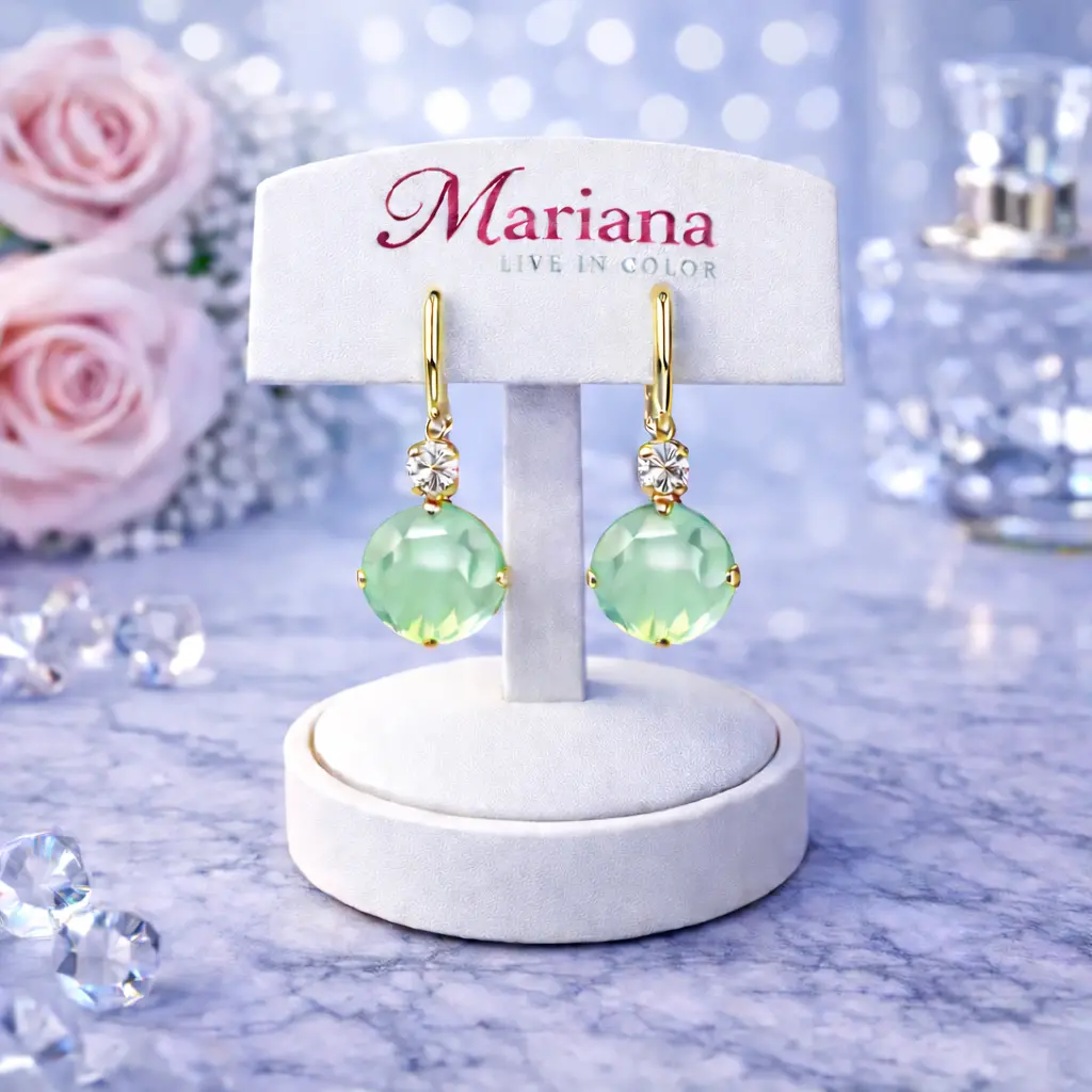 Mariana Earring E-1506-390-5-Yg Mint Lumiere Earrings 1