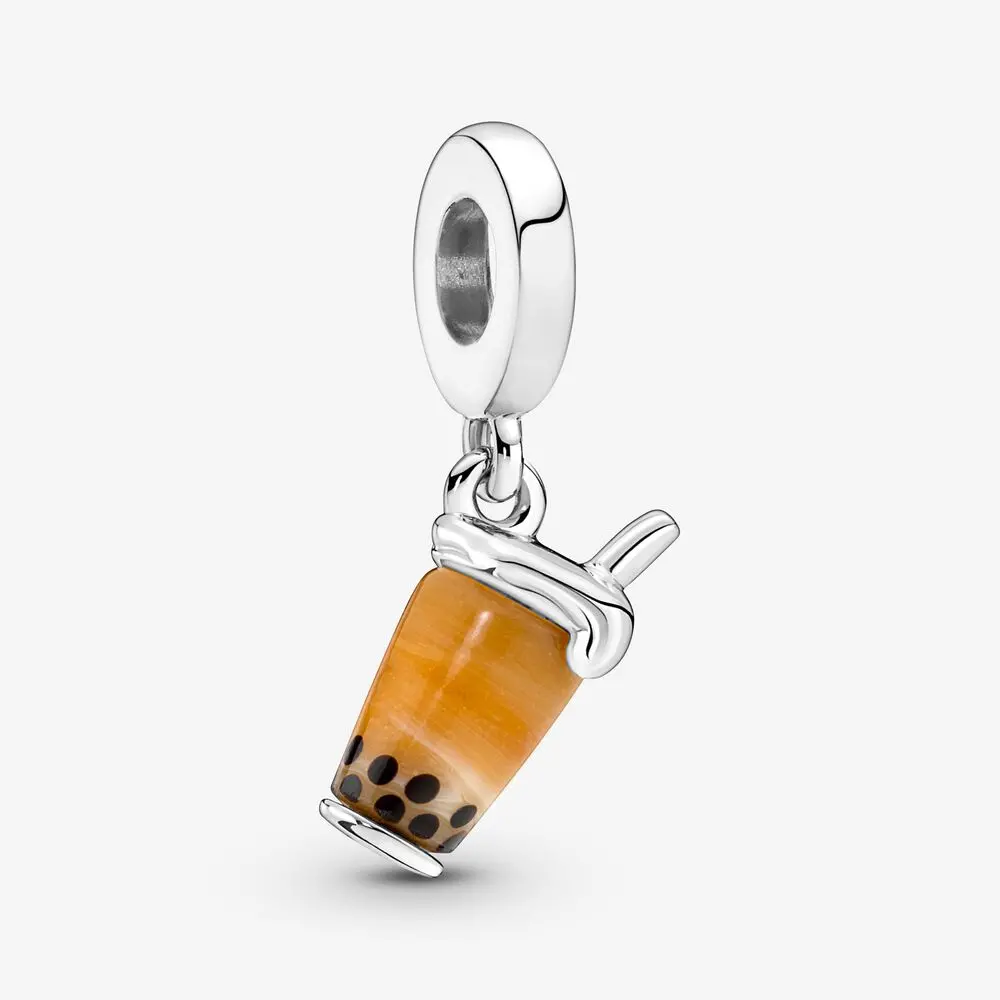 Murano Glass Bubble Tea Dangle Charm 1