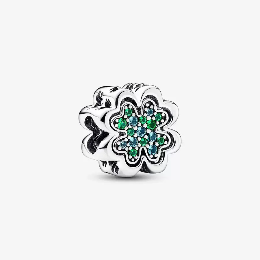 Splittable Four Leaf Clover Charm 1