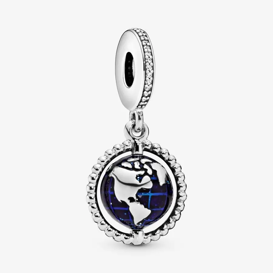 Spinning Globe Dangle Charm 1