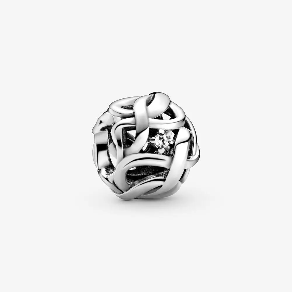 Openwork Woven Infinity Charm 1