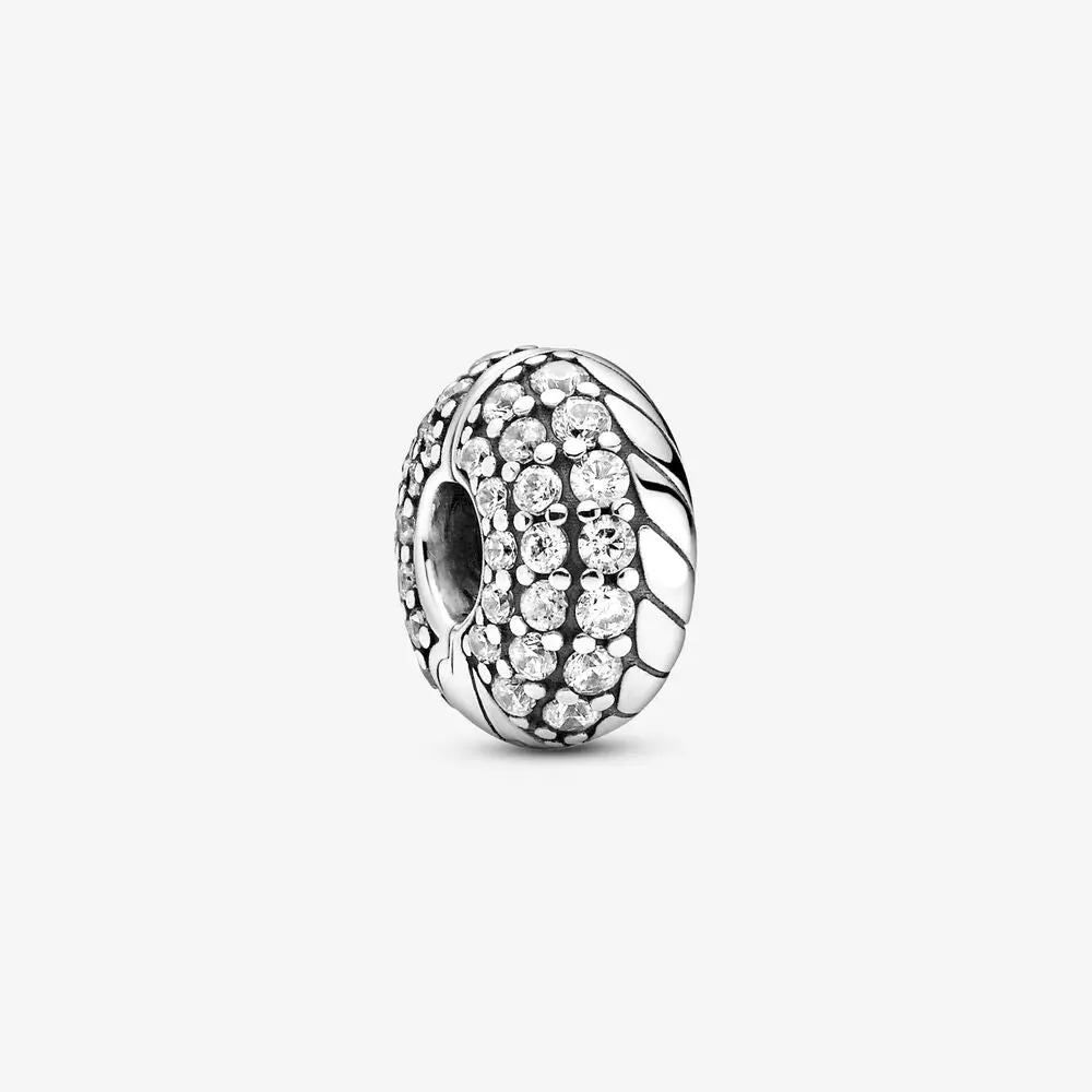 Pave Snake Chain Pattern Clip 1