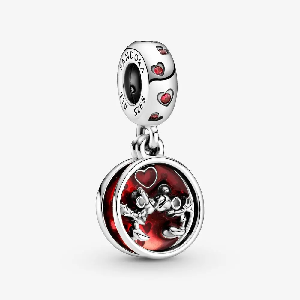 Disney Mickey Mouse & Minnie Mouse Love And Kisses Dangle Charm 1