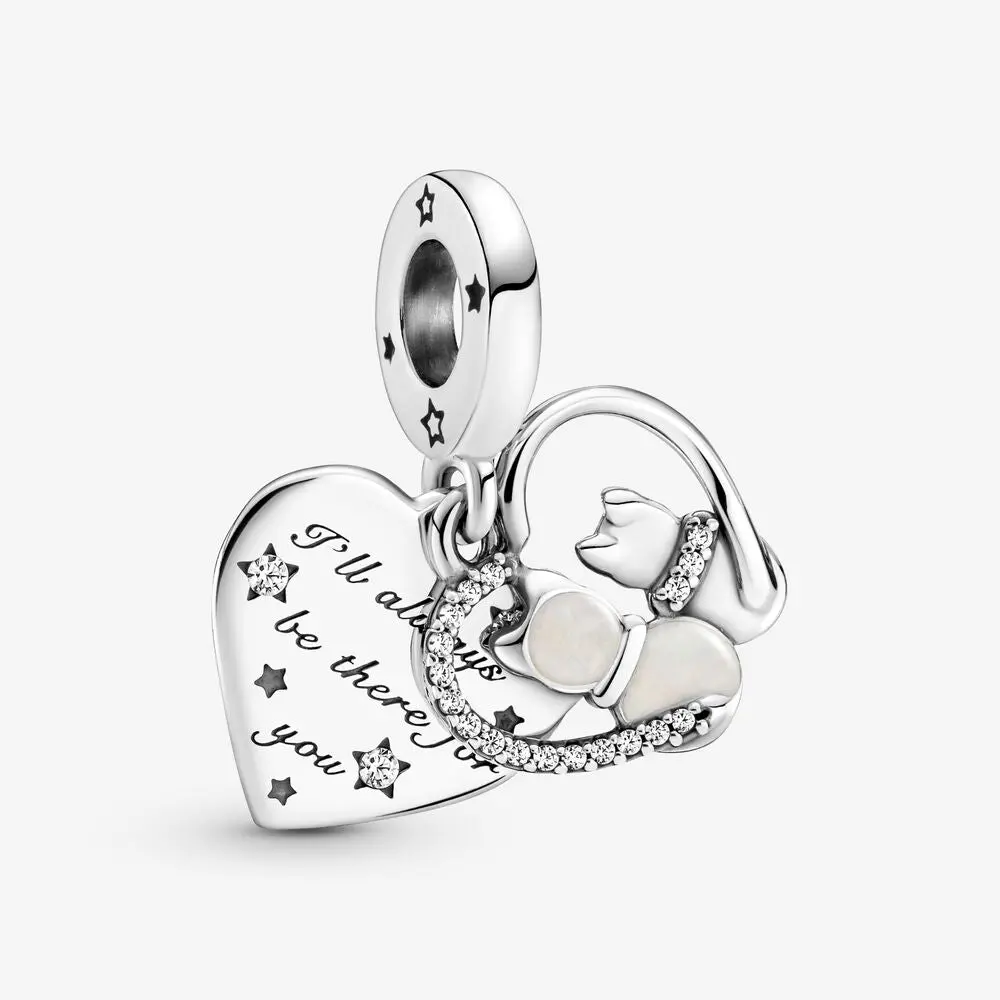 Cats & Hearts Dangle Charm 1