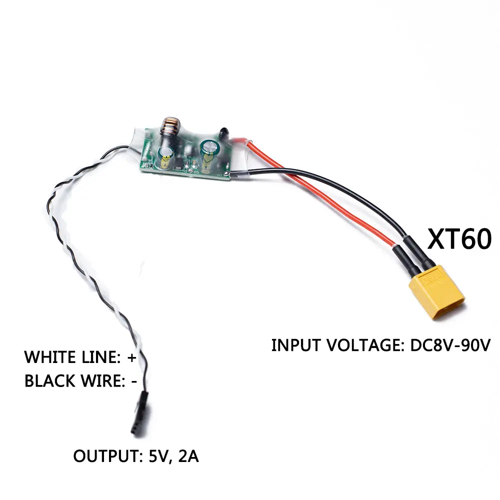 Apisqueen Dc 8V-90V Step-Down 5V /2A Power Module 1