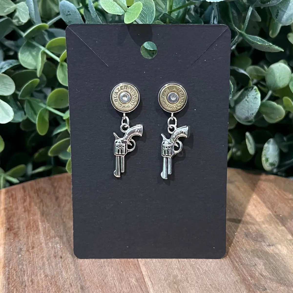 Revolver Bullet Earrings 1