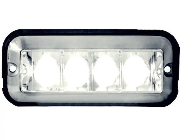8891006 - Clear Raised 5 Inch Led Strobe Light 1