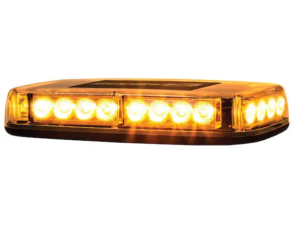 8891040 - 11 Inch Rectangular Multi-Mount Amber Led Mini Light Bar 1