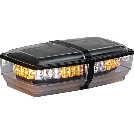 8891052 - 11 Inch Rectangular Amber/Clear Led Mini Light Bar 1