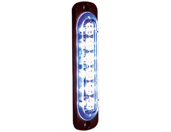 8891914 - Thin 4.5 Inch Blue Vertical Led Strobe Light 1