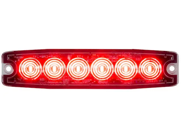 8892203 - Ultra Thin 5 Inch Red Led Strobe Light 1