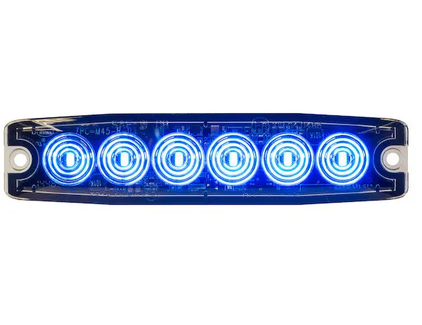 8892204 - Ultra Thin 5 Inch Blue Led Strobe Light 1