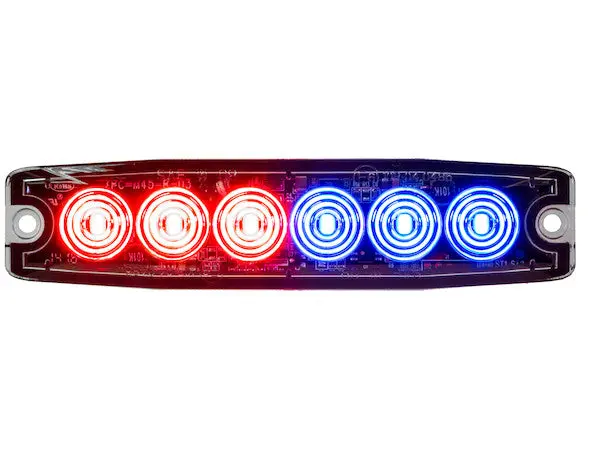 8892205 - Ultra Thin 5 Inch Red/Blue Led Strobe Light 1