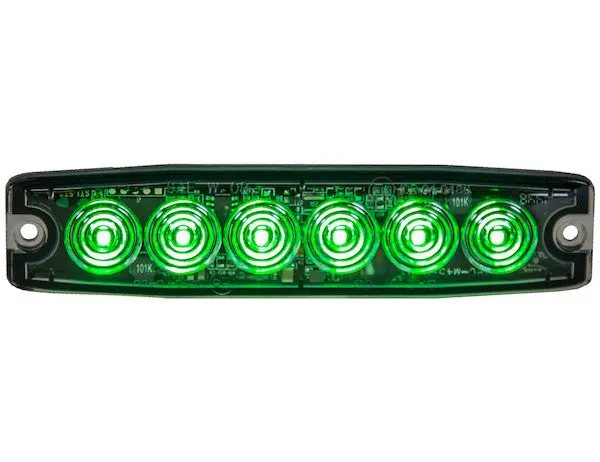 8892209 - Ultra Thin 5 Inch Green Led Strobe Light 1