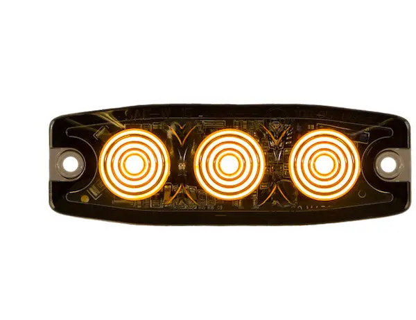 8892230 - Ultra Thin 3.5 Inch Amber Led Strobe Light 1
