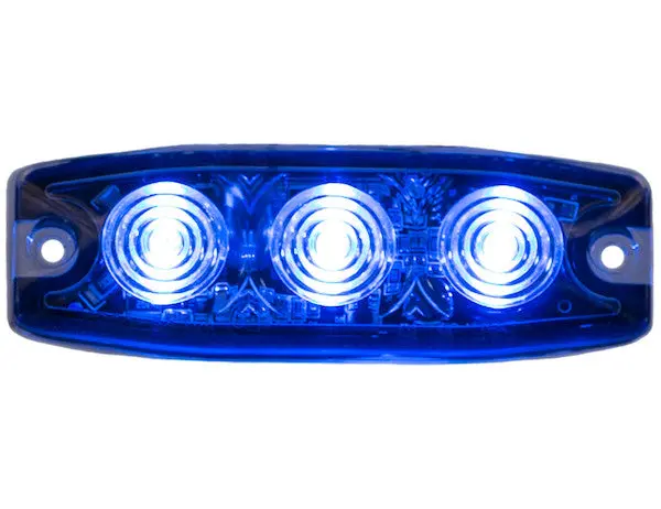 8892234 - Ultra Thin 3.5 Inch Blue Led Strobe Light 1