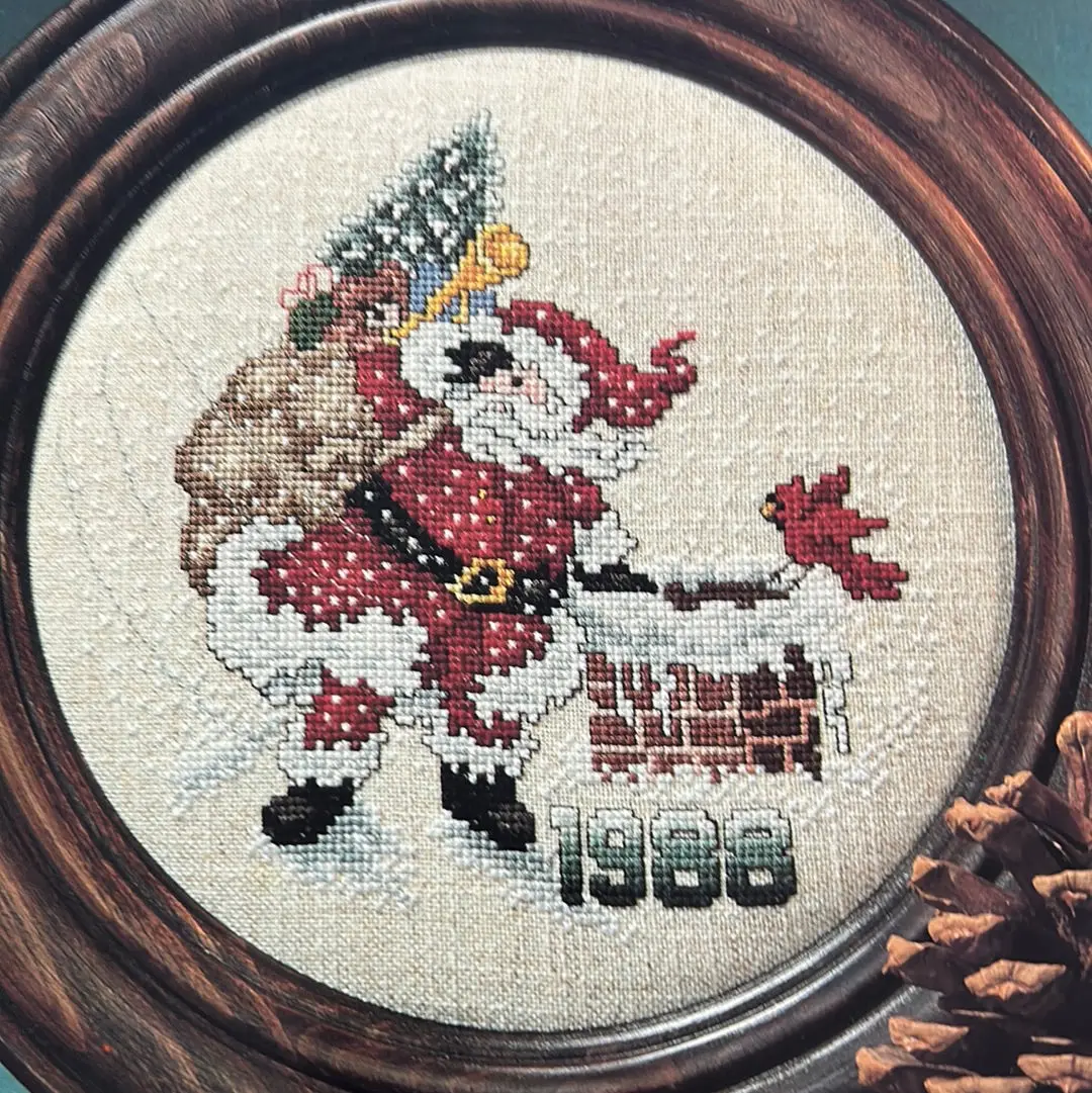 Santa Christmas Plate 1988 1