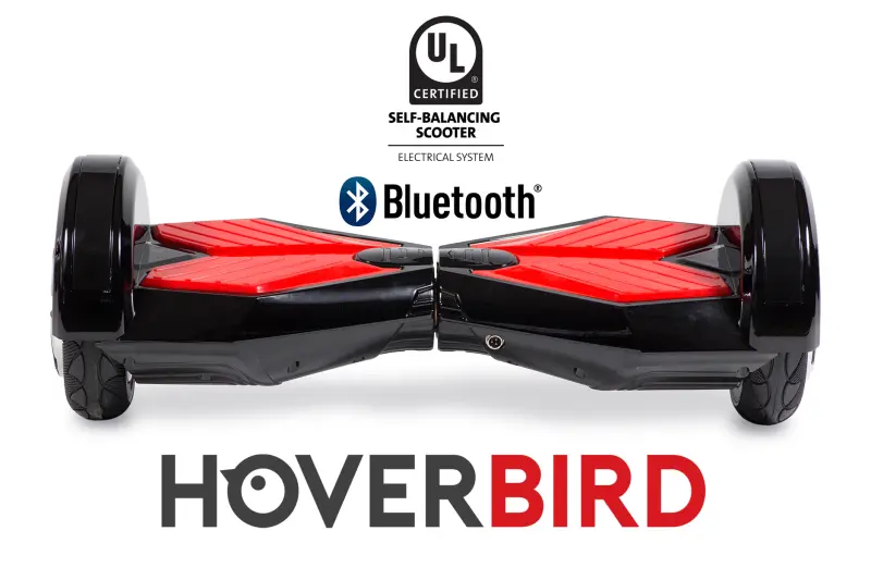 Ul2272 I5 8" Hoverbird Hoverboard  - Self Balancing Scooter - Black/Red 1
