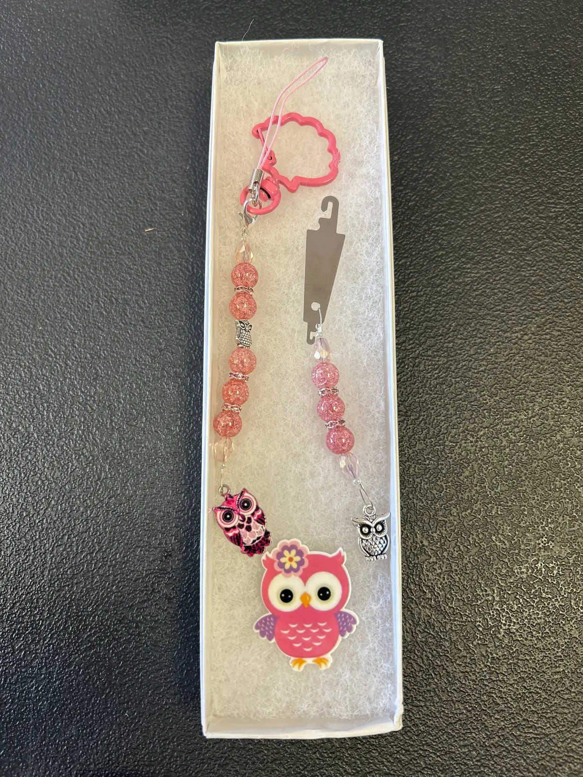 Pink Owl Scissor Fob Set 1