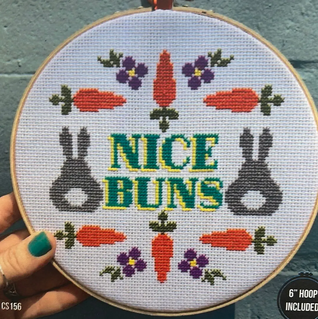 Nice Buns Cross Stitch Kit 1