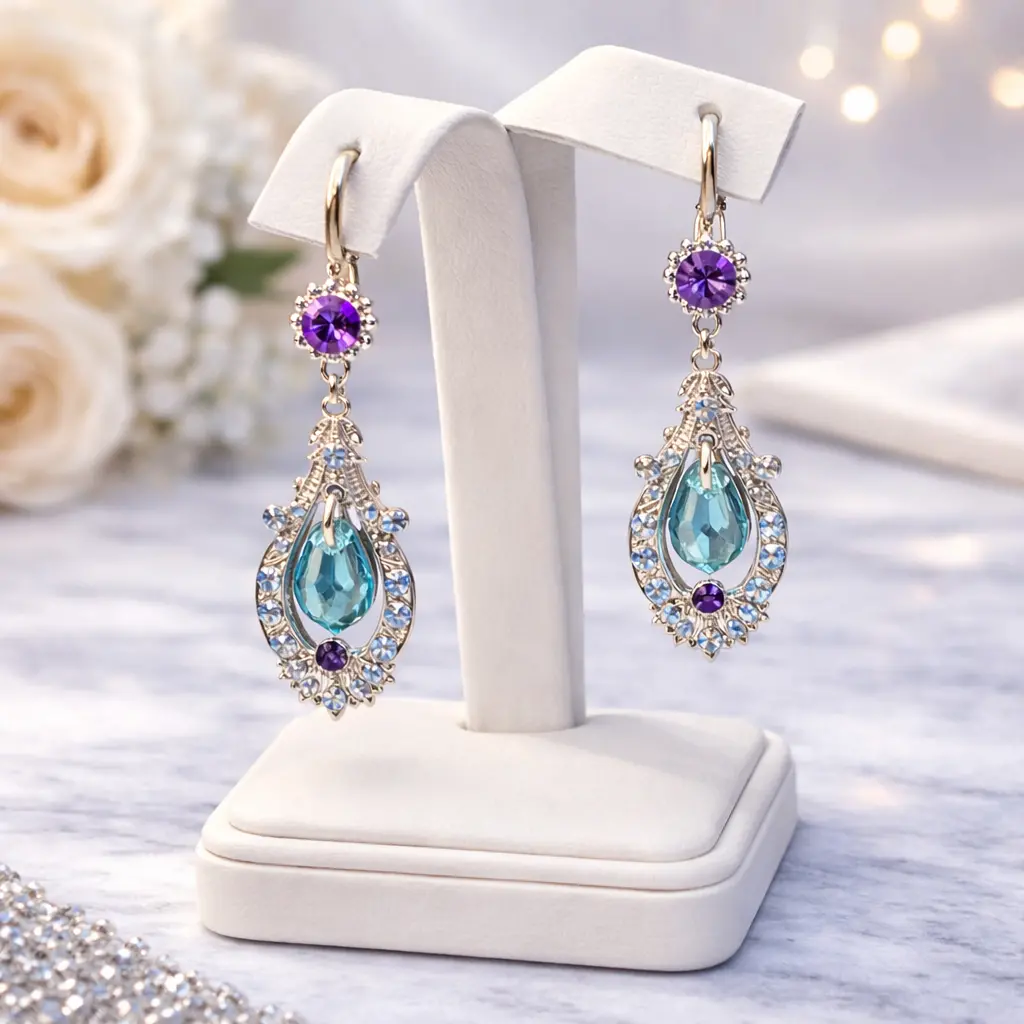 Mariana Earrings E-1120-1516-Ro6 In Seaside Dream 1