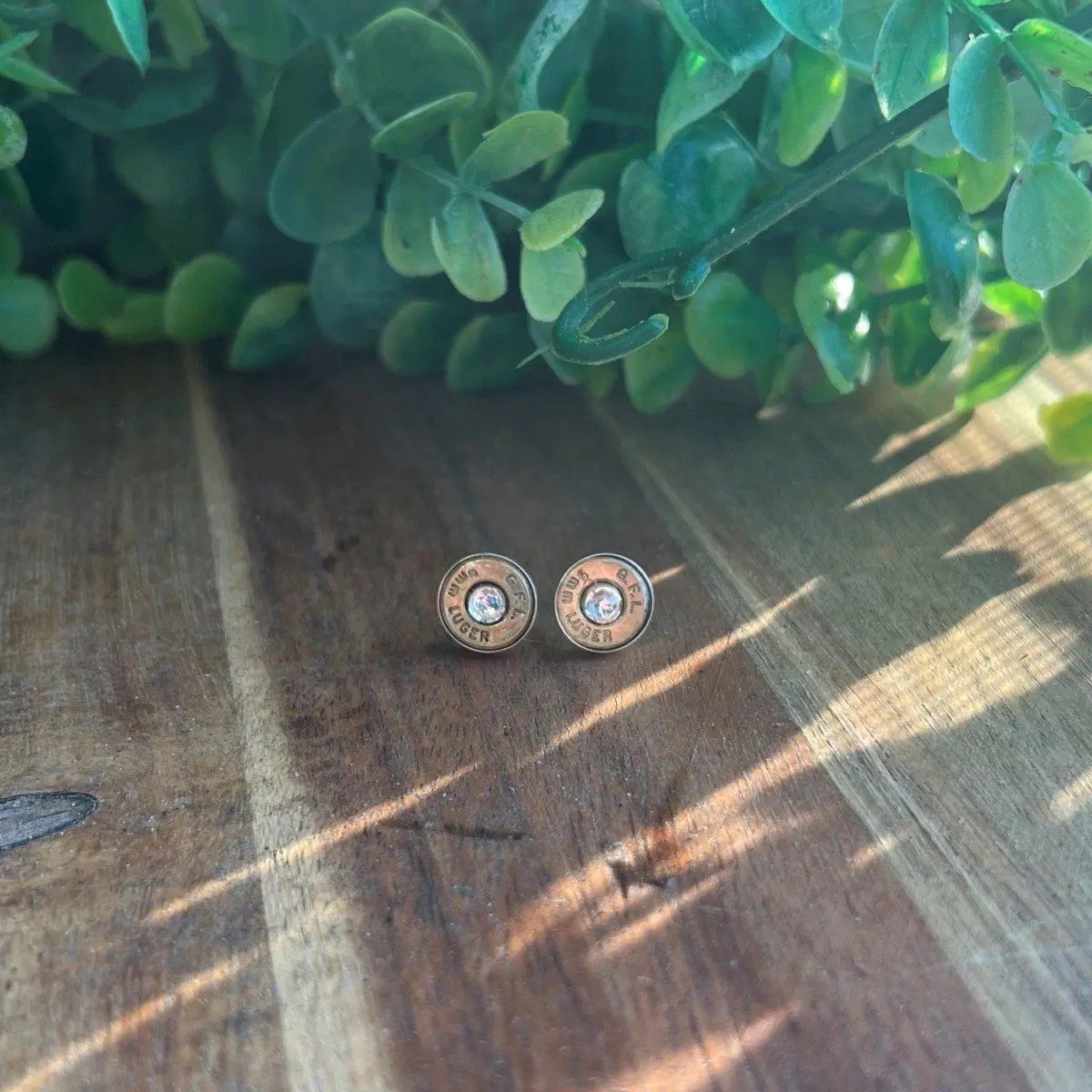 Bullet Slice Stud Earrings 2