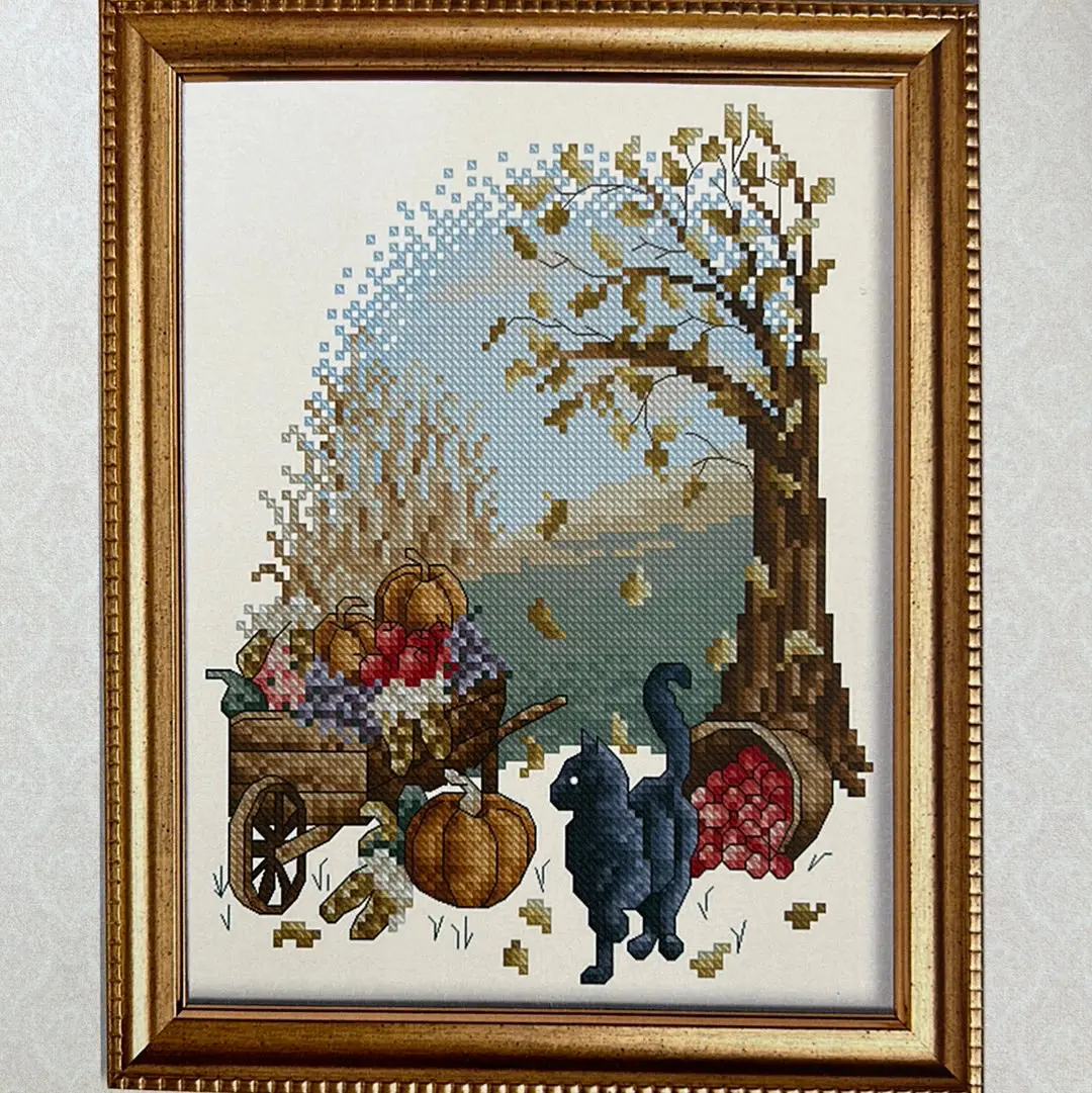 Four Seasons Cats: Autumn Walk 1