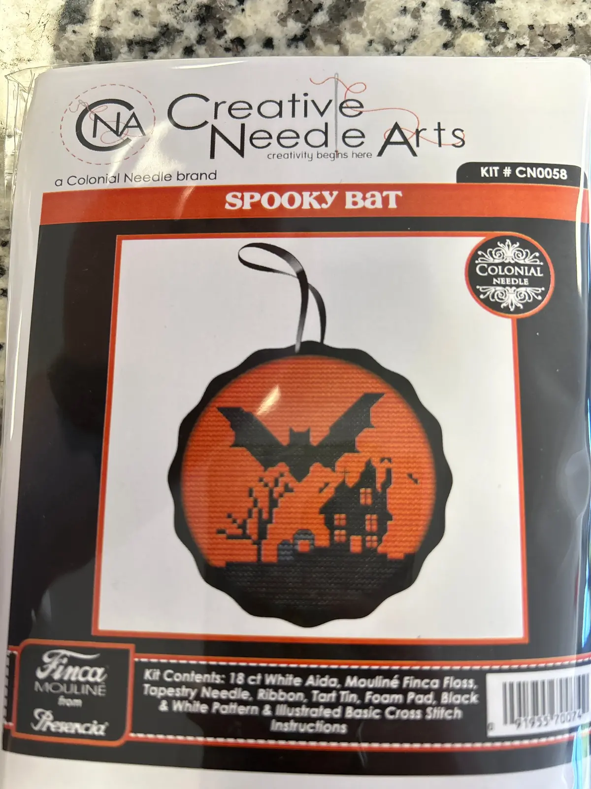 Spooky Bat Ornament 1