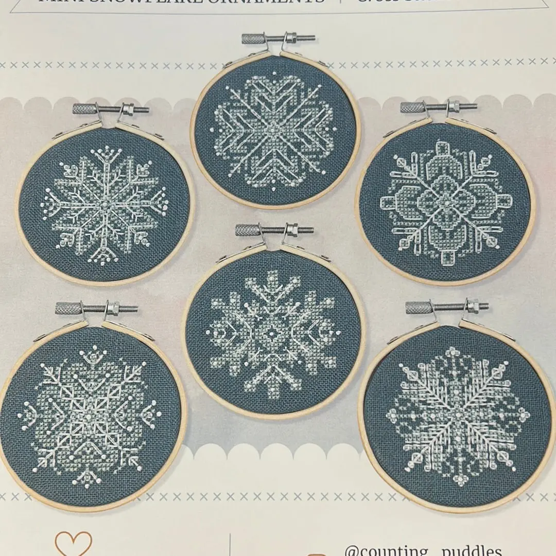 Mini Snowflake Ornaments 1