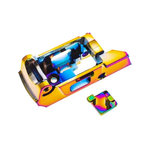 Cowcow Aap01 Aluminum Enhanced Trigger Housing - Rainbow - #Cct-Aap01-040 1