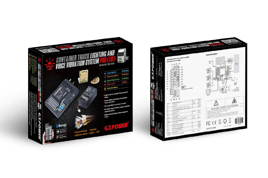 G.T. Power Container Truck Sound/Lighting/Vibration Pro Mfc Unit (Eu Version) 1