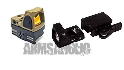 Ace 1 Arms Rmr Style Control Sensor Red Dot Sight With Qd Mount - Black/Fde 1