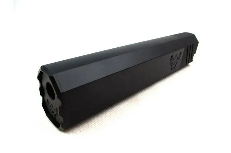 Ace1arms Osp Mock +14Mm Dummy 7" Suppressor (Without Inner Barrel) - Black 1