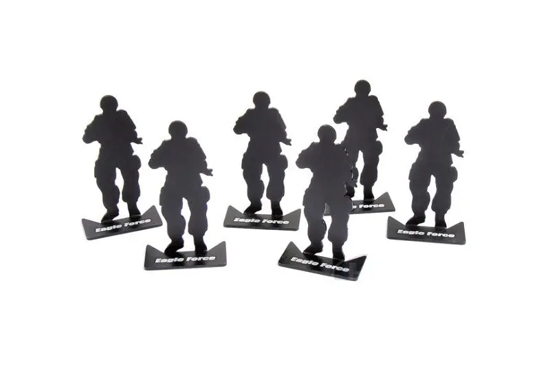 Armyforce Soldier Silhouette Metal Mini Target #Af-Mc0001 1