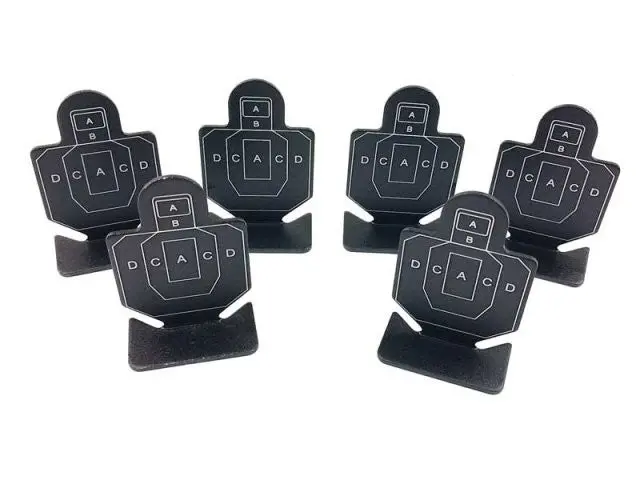 Armyforce Silhouette Metal Mini Target - Type A #Af-Mc0003 1