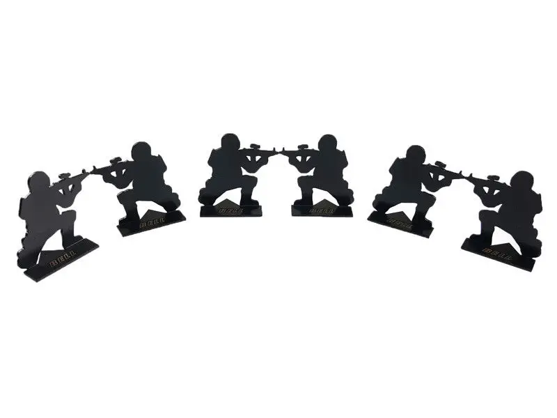 Armyforce Soldier Silhouette Metal Mini Target Type 1 #Af-Mc0033 1