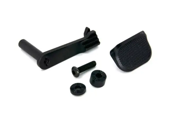 Aip Steel Slide Stop With Thumb Rest For Hi-Capa (Black) #Aip001-Mh2-Bk 1