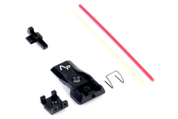 Aip Adjustable Aluminum Front And Rear Sight (Fiber) For Marui Hi-Capa 5.1 #Aip005-T51aj 1