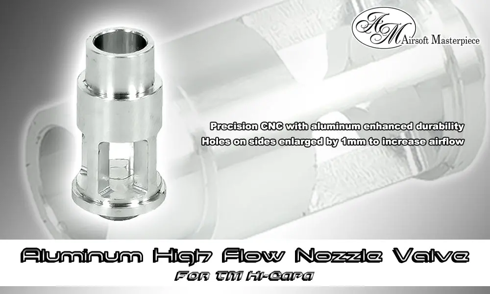 Airsoft Masterpiece (Am) Aluminum High Flow Nozzle Valve For Hi-Capa 5.1 / 1911 1