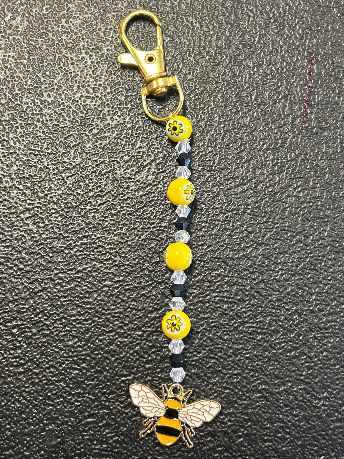 Bumble Bee Scissor Fob 1