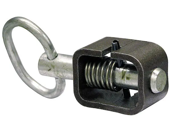 B2598h - 5/8 Inch Weld-On Spring Latch Assembly-Plain Tube - 2.53 X 4.68 Inch 1