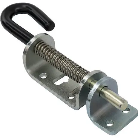 B2600lk - Zinc Plated Heavy Duty Spring Latch Assembly With Keeper 1
