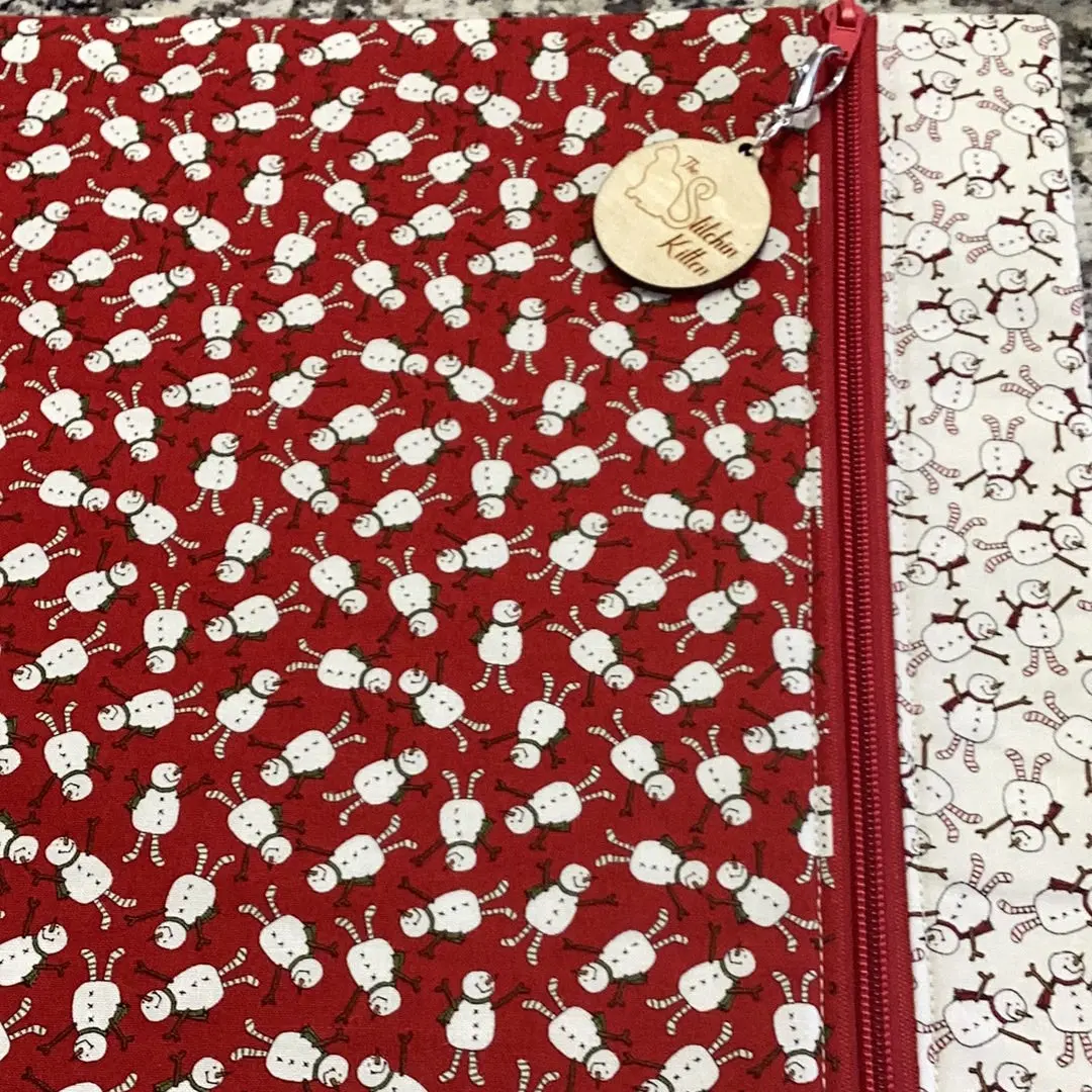 Red Snowmen Project Bag 1