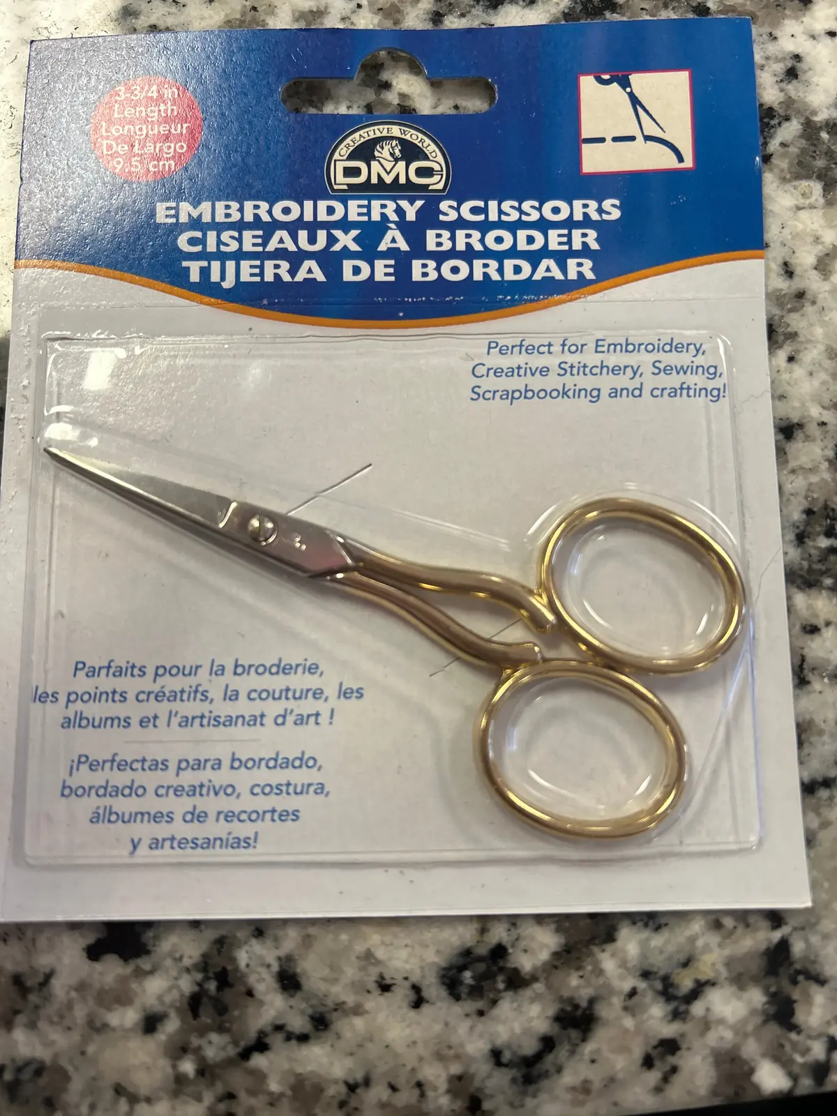 Gold Embroidery Scissors 1