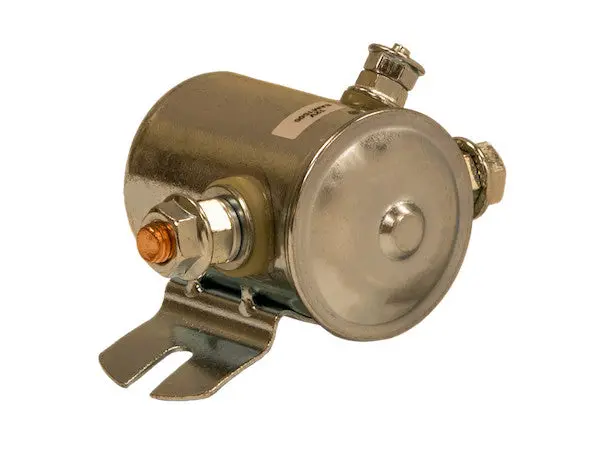 B98596 - Continuous Duty 12 Volt Steel Case Insulated Solenoid +12V To Activate 1