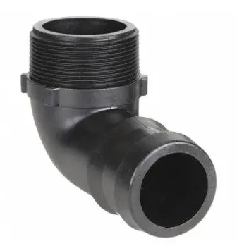 2" Mpt X 2" Hose Shank 90 Deg Hb200-90 1