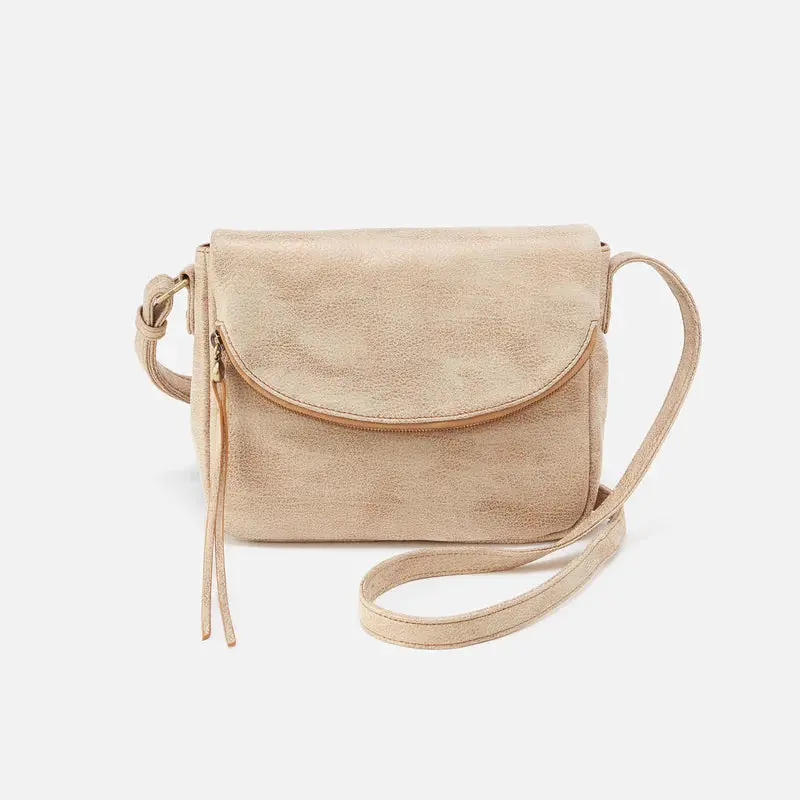 Fern Messenger Crossbody | Metallic Leather 1
